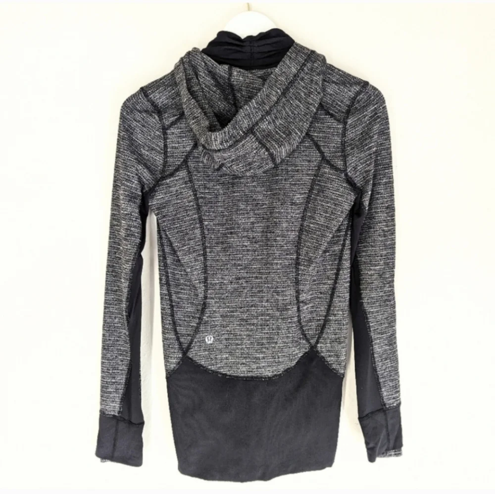 Lululemon Daily Practice Full Zip Hooded Jacket Black Size 4 - Picture 2 of 4